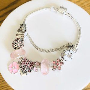 Flower Charm Bracelet
